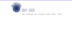 Desktop Screenshot of blueplaterestaurant.com