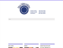 Tablet Screenshot of blueplaterestaurant.com